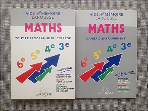 Amazon Fr Aide Memoire Mathematiques Negri Michele Livres