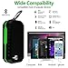 Bluetooth Wireless Speakers Waterproof IPX5 With HD Enhanced Bass Outdoor Wireless Portable Phone Speakers Built-in Mic Support FM AUX TF Card USB for iPhone iPad Android Phones Computer Etc. (Green)