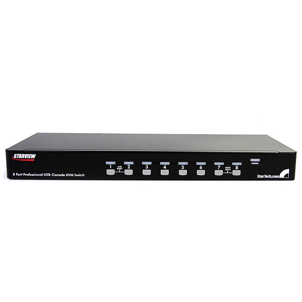 8 Port 1U Rackmount USB KVM Switch Kit with OSD and Cables Rack mount KVM VGA