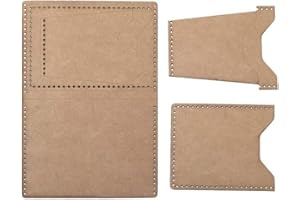 WUTA Vertical Section Mini Card Holder Kraft Paper Template Leather Pattern Set Craft Cutting Tool Model for DIY Small Card C