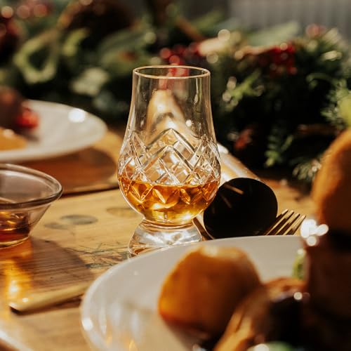 Glencairn Cut Premium Whisky Glass Gift Set with 2 Glasses