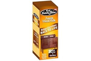 SAS Group, Inc. Dutch Glow Amish Wood Milk, A 100-Year-Old Formula, Cleans, Polishes, Nourishes, and Removes Years of Wax Buildup on Any Wood Surface, 12oz