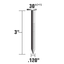 Metabo HPT Framing Nails | 3 In. x .120 | Off Set