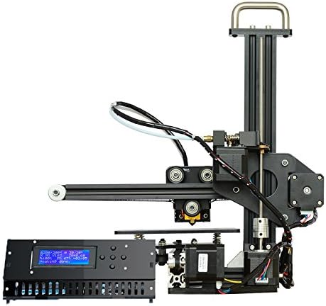 DIY 3D Printers Full Aluminium DIY Self-assembly Small Desktop 3D Printer with MK8 Extruder LCD 2004A Display for School Education Personal Entertainment