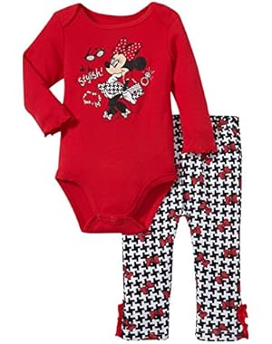 Baby Girls' Mickey Creeper Pant Set (Baby)