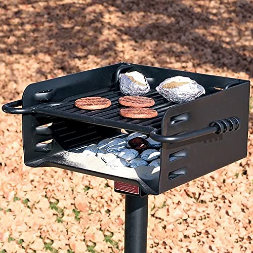 Pilot Rock H16 B6X2 Park Style Heavy Duty Steel Outdoor BBQ Charcoal