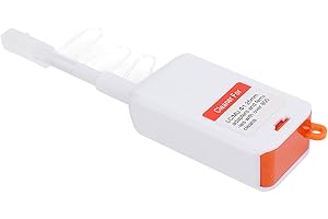 WALFRONT Fiber Optic Cleaner, 180 Degree Rotation Cleaning with Automatic Replacement, for LC MU 1.25mm Connector and Most Fi