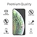 iPhone Xs Screen Protector, Full Cover Tempered Glass Shield [Dome Fix] New Slide Easy Install and Repair Kit by Whitestone for Apple iPhone 10 (2017) / iPhone 10s (2018) - 1 Pack