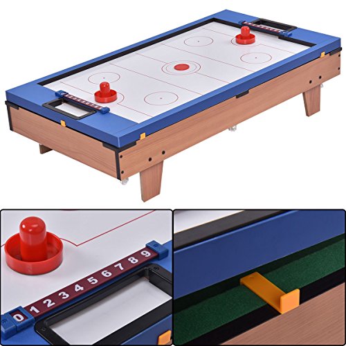 USA_BEST_SELLER 4 in 1 Multi Game Swivel Steady Combo Game Table Hockey Soccer Foosball Pool Tennis Table - Thumbnail 3