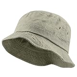 Big Size Washed Hat - Beige (For Big Head)