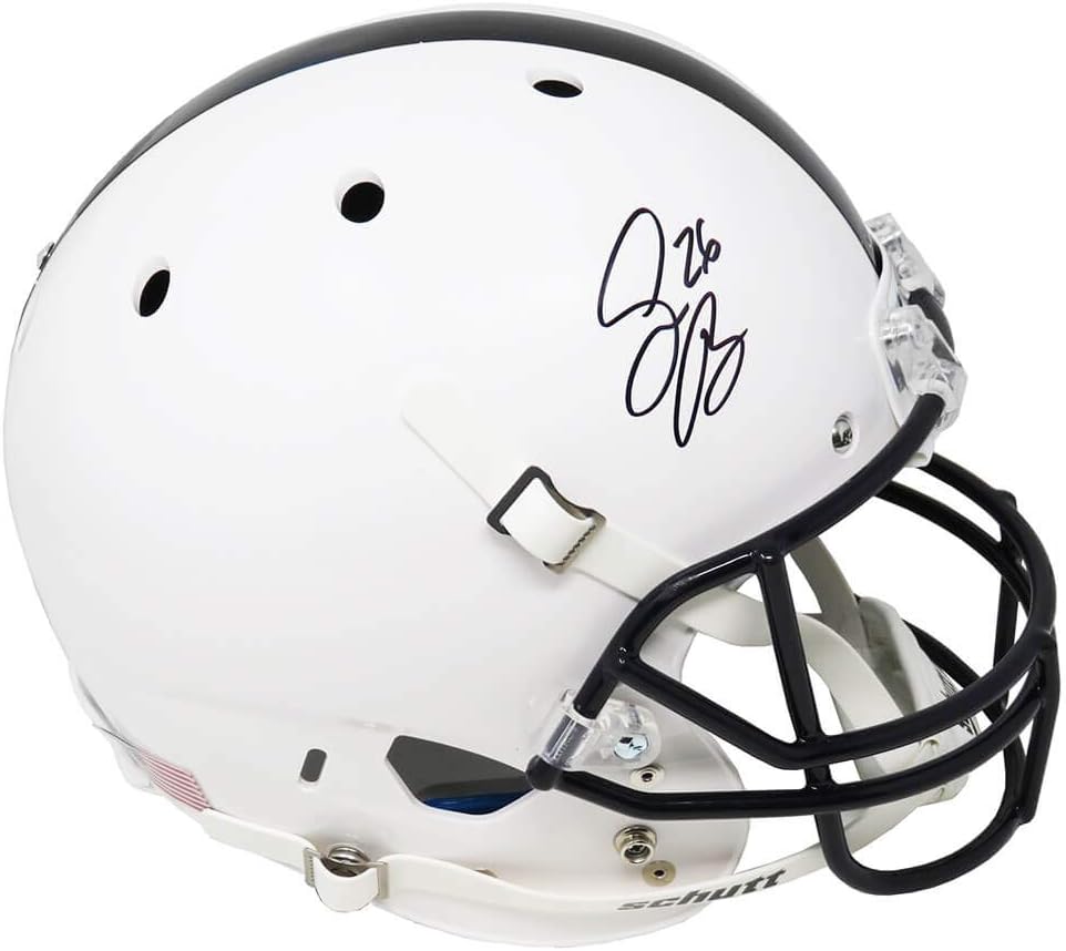 saquon barkley signed penn state helmet
