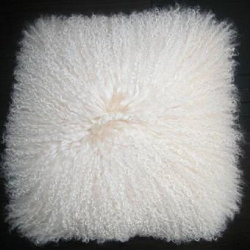 Snugrugs Genuine Mongolian Sheepskin Cushion Ivory Buy Online In