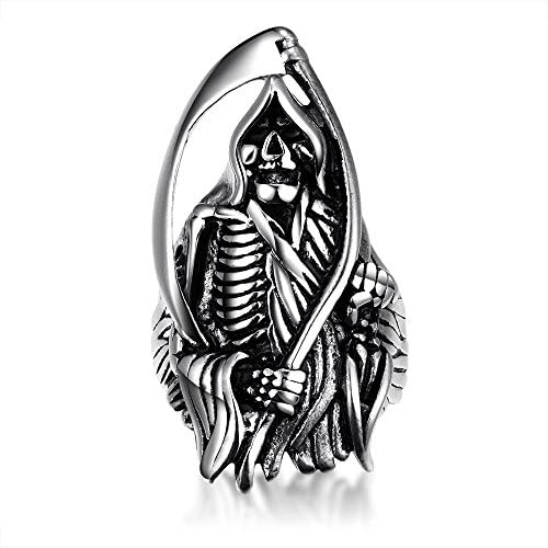 Cheo Rish Maya,The Dark World,Rings of The Wizard,Stainless Steel.