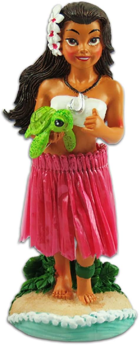 KC Hawaii Napua Honu Hula Girl Miniature Dashboard Doll