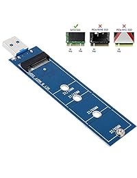 qnine M.2 NGFF SSD a USB3.0 adaptador convertidor de SSD como unidad de disco USB Apoyo 2230 2242 2260 2280
