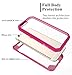 iPhone 6S Case, iPhone 6 Case, Style4U Slim Shock Absorbent Scratch Resistant Full Body Protection Hybrid Armor Defender Case for Apple iPhone 6S / 6 with 1 Stylus [Hot Pink]