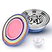 WEIYUDANG Mixing Bowls, 6 piece Salad Bowl Stainless Steel Basin Metal Bowls Set With Colorful Lids - Set Includes 2, 2.5, 3, 4, 5.5, 7Quart, Measuring Cup as a Gift