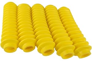 RUKSE 5 Shock Boots YELLOW Fits Most Shocks for Wranglers and Universal Off Road Vehicles