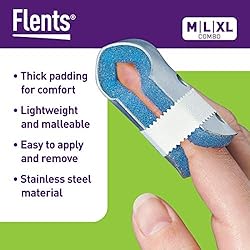 Flents Two Sided Finger Splint, Stainless Steel