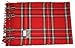 Ted and Jack - Ted's Classic Cashmere Feel Checkered or Plaid Scarf (Classic Red Plaid)