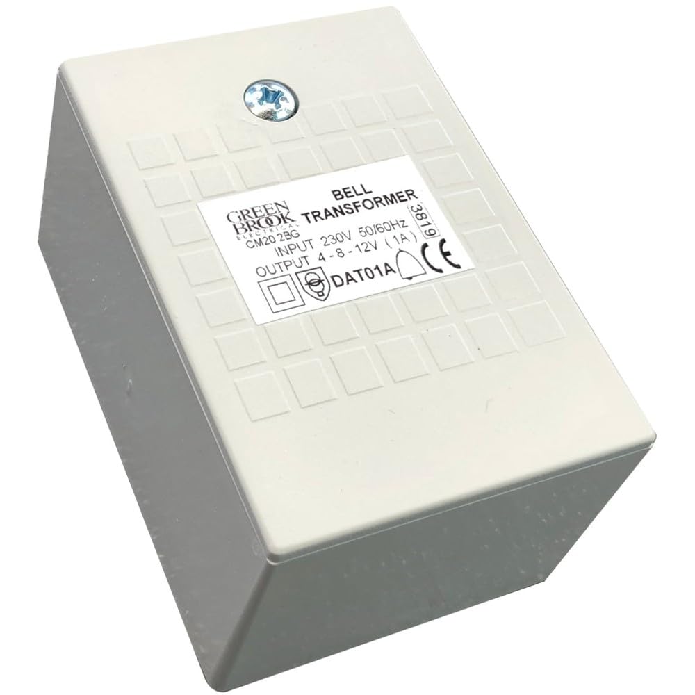 Greenbrook DAT01A Bell/Chime Transformer 4/8/12V