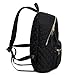 Women Backpack Purse Black Nylon Backpack Small Quilted Rucksack for Woman Girls