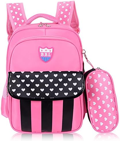 Kids School Backpacks for Girls and Boys Children' School Bookbags (pink)