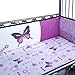 Lambs & Ivy Crib Bumper, Butterfly Lane, 4 Count