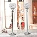 VINCIGANT Crystal Candle Holder Sets for Anniversary Celebration Wedding Home Table Decorations Centerpieces,Christmas Decoration, Gift Boxed,19 Inches Tall