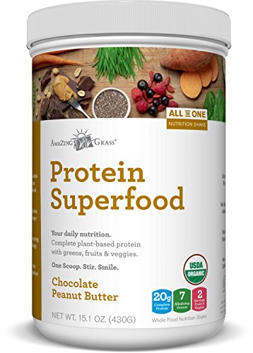 Amazing grass protein superfood chocolate peanut butter…