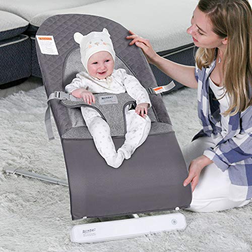 RONBEI Baby Bouncer Swing, Infant Swing and Bouncer,Portable Automatic