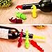 Wine Stopper Novelty Chess Silicone Wine Bottle Stopper Set Reusable Silicone Caps Beer Sealer Cover for Wine, Beer, Champange, Alcohol, Sparkling Wine ( Set of 6)