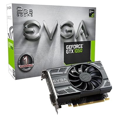 EVGA GeForce GTX 1050 Gaming, 2GB GDDR5, DX12 OSD Support (PXOC) Graphics Card 02G-P4-6150-KR