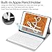 iPad Keyboard Case for iPad Mini 7.9, iPad Mini 5th Gen 2019 iPad Mini 4 JUQITECH Smart Case with Keyboard Removable Wireless Magnetic Keyboard Soft Back Folio Case Cover with Pencil Holder, Rose Gold