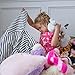 Kids Stuffed Animal Bean Bag Storage Chair - EXTRA LARGE - Store Toys Towels Blankets Pillows