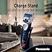 Panasonic Beard Trimmer, Hair Clipper, Men's, Cordless, with 10 Adjustable Trim Settings and Two Comb Attachments, Wet/Dry, ER-GS60-S