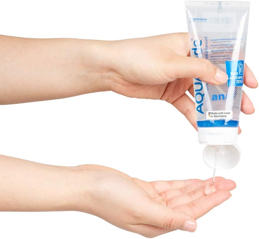 Joydivision Original AQUAglide Anal 100 ml Lubricant, Odorless, pH-Optimized & Transparent, Water-Based & Crystal-Clear - Image 3