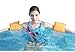 Mofek Inflatable Swim Rollup Arm Bands Floatation Sleeves Swimming Rings Floats Tube Armlets for Adult (Orange)