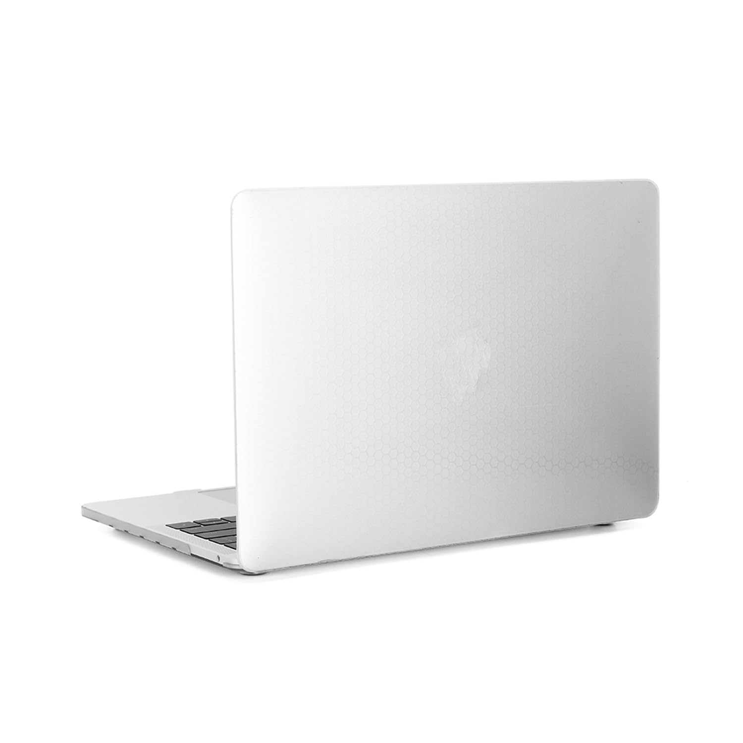 Laptop Case Compatible with New Macbook Air 13 inch 2020 2019 2018 Release A1932 A2179 A2337 M1 with Retina Display and Touch ID, Plastic Protective Honeycomb Pattern Hard Shell Laptop Cover, White