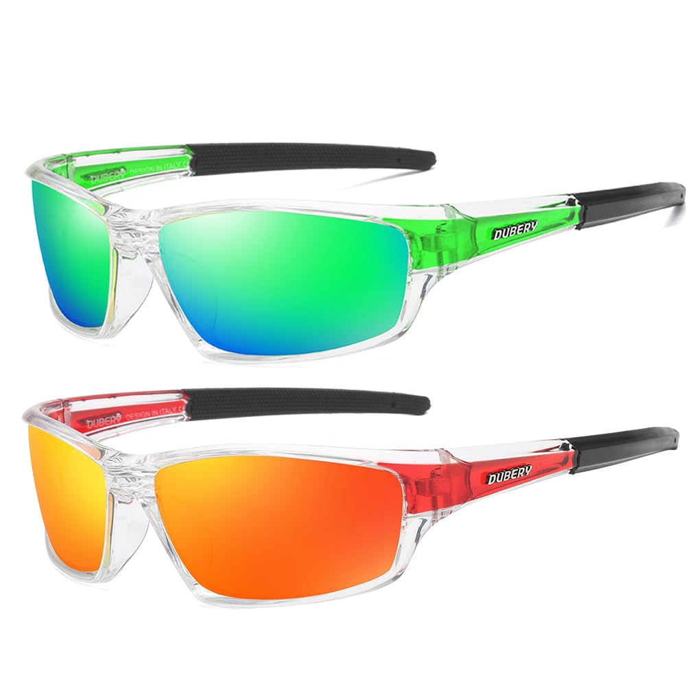 HGDGears Polarized Sport Sunglasses for Men and Women,Sun Glasses for Driving Fishing Cycling Running,UV Protection