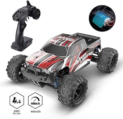 Amazon.com: CHSSQ RC Car, autos de control remoto de alta velocidad, camiones monstruos todoterreno de 4 WD, camiones de juguete de 2.4 GHz con batería recargable: Sports \u0026 Outdoors