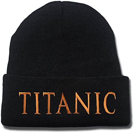 HEJIAXIN Titanic Movie Logo Beanie Fashion Unisex Embroidery Beanies Skullies Knitted Hats Skull Caps Apparel