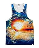 INTO THE AM Riptide Premium All Over Print Tank Top (Medium)