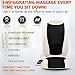Back and Neck Massager Shiatsu Massage Chair Seat Cushion with Heat, Kneading Rolling Vibration for a Full Relaxing Massage on Upper and Lower Back