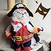 Idepet New Funny Pet Clothes Pirate Dog Cat Costume Suit Corsair Dressing up Party Apparel Clothing for Cat Dog Plus Hat (Small)