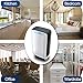OULUN Compact 20 pint Portable Dehumidifier with Humidity Sensor, Timer, 2 Speed Settings & Auto Shut Off. Ideal For Home Or Office