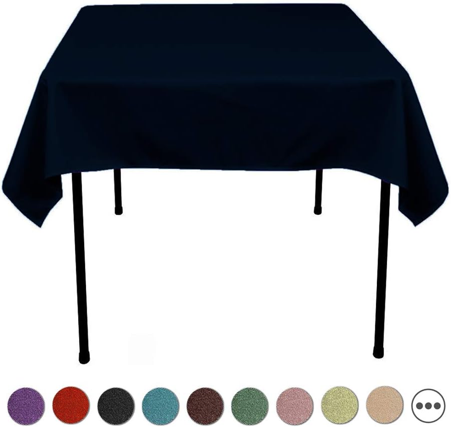 Best square table cloth 54 x 54 blue