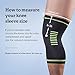 Sable Knee Brace Support Compression Sleeves, 1 Pair FDA Registered Wraps Pads for Arthritis, ACL, Running, Pain Relief, Injury Recovery, Basketball and More Sports