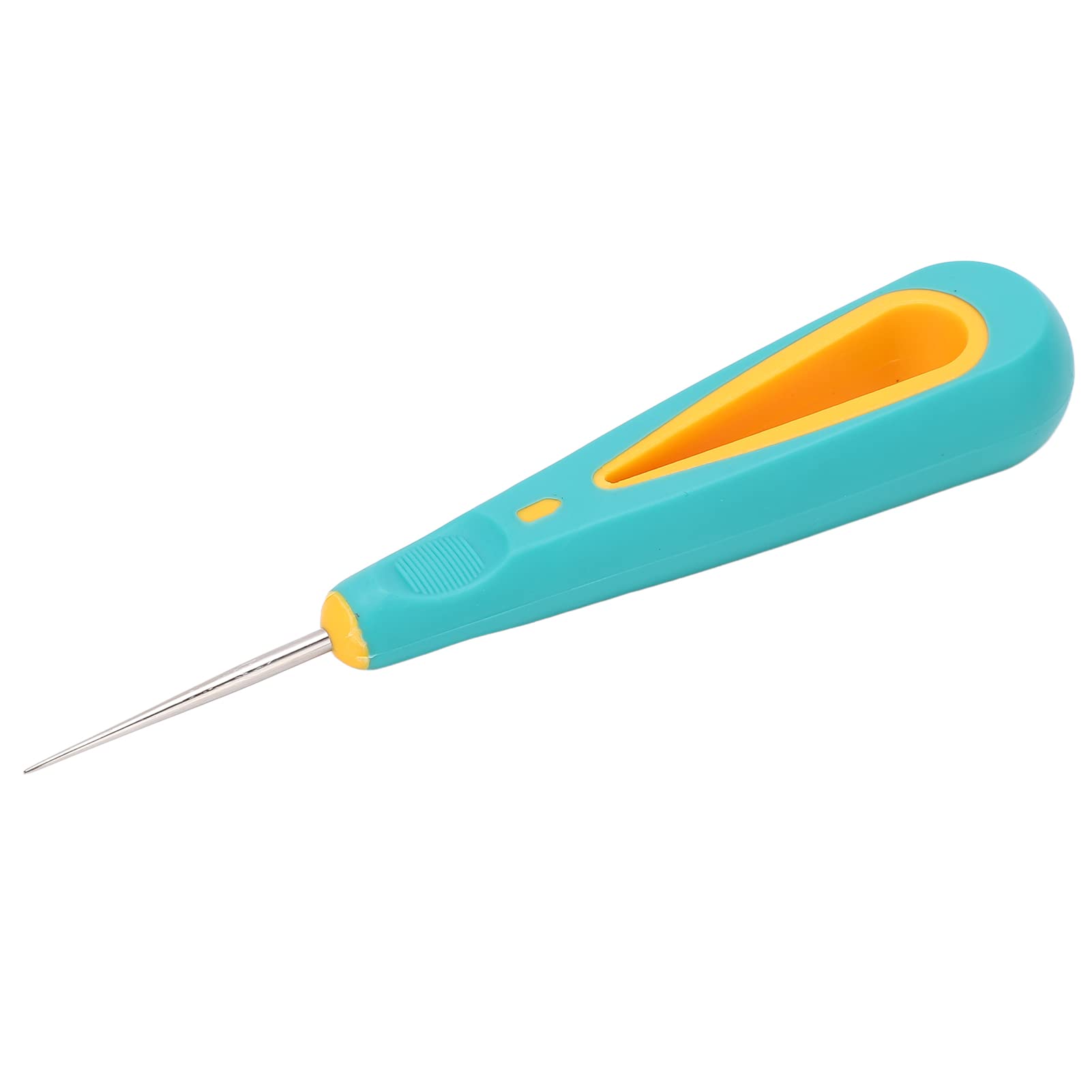 Alomejor Silicone Handle Steel Awl, Badminton Tennis Racket Stringing Tool with Green Handle Style