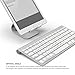 elago® P2 Stand - [Premium Aluminum][Ergonomic Angle][Cable Management] - for iPad and Tablet PC (Silver)